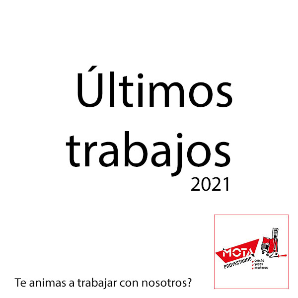 trabajos realizados mota proyectados